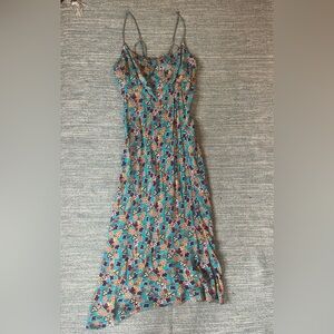 Angie Floral Y2K Vintage Spaghetti Strap Dress Medium